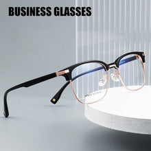 Load image into Gallery viewer, YIMARUILI Ultra-light Business Fashion Retro Eyeglasses   Alloy Myopia Optical Prescription Glasses Frame Men 8535YF