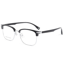 Load image into Gallery viewer, YIMARUILI Ultra-light Business Fashion Retro Eyeglasses   Alloy Myopia Optical Prescription Glasses Frame Men 8535YF