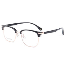 Load image into Gallery viewer, YIMARUILI Ultra-light Business Fashion Retro Eyeglasses   Alloy Myopia Optical Prescription Glasses Frame Men 8535YF