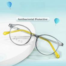 Load image into Gallery viewer, YIMARUILI Ultra-light Children&#39;s Eyewear Blue Light Blocking Retro Round Optical Prescription Eyeglasses Frame for Boy and Girl