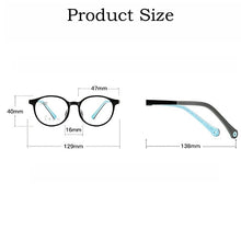 Load image into Gallery viewer, YIMARUILI Ultra-light Children&#39;s Eyewear Blue Light Blocking Retro Round Optical Prescription Eyeglasses Frame for Boy and Girl