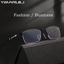 Load image into Gallery viewer, Ultra-light Business Alloy Half Frame / Full Frame Eyewear Retro Square Optical Prescription Glasses Frame Men