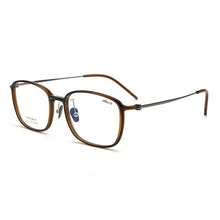 Load image into Gallery viewer, YIMARUILI Ultra-light TR90 Eyewear Men Pure Titanium Decoration Retro Round Optical Prescription Eyeglasses Frame Women