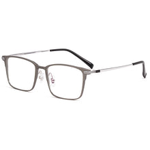 Carica l&#39;immagine nel visualizzatore di Gallery, YIMARUILI Ultralight Business Aluminum-Magnesium Pure Titanium Glasses Frame Optical Prescription Eyeglasses Frame Men 5051