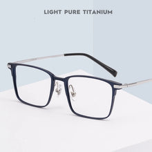 Carica l&#39;immagine nel visualizzatore di Gallery, YIMARUILI Ultralight Business Aluminum-Magnesium Pure Titanium Glasses Frame Optical Prescription Eyeglasses Frame Men 5051