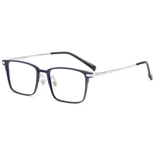 Carica l&#39;immagine nel visualizzatore di Gallery, YIMARUILI Ultralight Business Aluminum-Magnesium Pure Titanium Glasses Frame Optical Prescription Eyeglasses Frame Men 5051