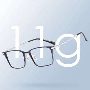 YIMARUILI Ultralight Business Aluminum-Magnesium Pure Titanium Glasses Frame Optical Prescription Eyeglasses Frame Men 5051