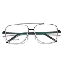 Load image into Gallery viewer, YIMARULI Super Comfortable Men&#39;s and Women&#39;s Retro Pure Titanium Plate Big Face Glasses Frame Optical Prescription Glasses Y9744