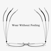 Load image into Gallery viewer, YIMARULI Super Comfortable Men&#39;s and Women&#39;s Retro Pure Titanium Plate Big Face Glasses Frame Optical Prescription Glasses Y9744