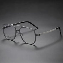 Load image into Gallery viewer, YIMARULI Super Comfortable Men&#39;s and Women&#39;s Retro Pure Titanium Plate Big Face Glasses Frame Optical Prescription Glasses Y9744