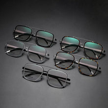 Load image into Gallery viewer, YIMARULI Super Comfortable Men&#39;s and Women&#39;s Retro Pure Titanium Plate Big Face Glasses Frame Optical Prescription Glasses Y9744