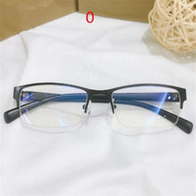 Load image into Gallery viewer, YOOSKE Half Frame Finished Myopia Glasses Men Business Prescription Eyewear Women Shortsighted Diopter -0.5 -1 1.5 -2 2.5 To-6