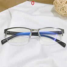 Load image into Gallery viewer, YOOSKE Half Frame Finished Myopia Glasses Men Business Prescription Eyewear Women Shortsighted Diopter -0.5 -1 1.5 -2 2.5 To-6