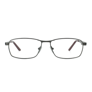 ZENOTTIC   Optical Frame Metal Glasses Frames Non-Prescription Unisex Large Rectangle Eyeglasses