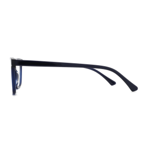 ZENOTTIC   Square Optical Glasses Frame Unisex Classical Eyewear Non-Prescription Clear Lens Acetate Eyeglasses R0041