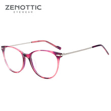 Load image into Gallery viewer, ZENOTTIC  Metal Vintage Acetate Square Optical Glasses Frame Men Eyeglasses Women Spectacle BT3301