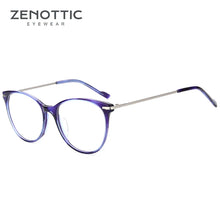 Load image into Gallery viewer, ZENOTTIC  Metal Vintage Acetate Square Optical Glasses Frame Men Eyeglasses Women Spectacle BT3301