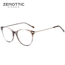 Load image into Gallery viewer, ZENOTTIC  Metal Vintage Acetate Square Optical Glasses Frame Men Eyeglasses Women Spectacle BT3301