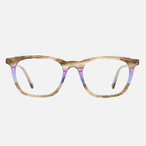 ZENOTTIC Design  Optical Glasses Frame for Unsiex Acetate Classic Square Printing Eyewear Non-Prescription Eyeglasses A01077