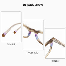 Load image into Gallery viewer, ZENOTTIC Design  Optical Glasses Frame for Unsiex Acetate Classic Square Printing Eyewear Non-Prescription Eyeglasses A01077