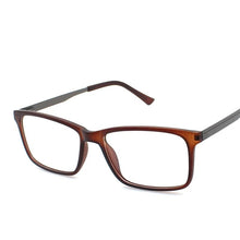Load image into Gallery viewer, ZENOTTIC  Male Plastic Square Metal Streamlined Optical Glasses Frame for Prescription Myopia Spectacle