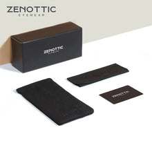 Load image into Gallery viewer, ZENOTTIC  Male Plastic Square Metal Streamlined Optical Glasses Frame for Prescription Myopia Spectacle