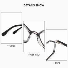 Load image into Gallery viewer, ZENOTTIC Hexagon Optical Glasses Frame  Acetate Retro Eyewear Non-Prescription Clear Lens Eyeglasses A23301