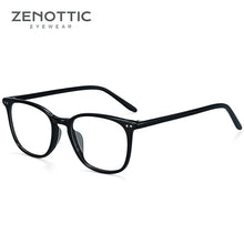 Load image into Gallery viewer, ZENOTTIC High Quality Acetate Optical Glasses Frames for Men Women Vintage Square Non-Prescription Eyeglasses Oculos De Grau