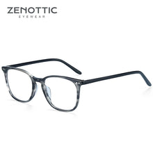 Load image into Gallery viewer, ZENOTTIC High Quality Acetate Optical Glasses Frames for Men Women Vintage Square Non-Prescription Eyeglasses Oculos De Grau