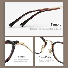 Load image into Gallery viewer, ZENOTTIC Vintage Acetate Glasses Frame Men Retro Square Optical Myopia Spectacles  Rectangle Prescription Eyeglasses