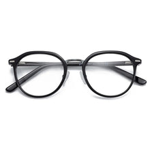 Load image into Gallery viewer, ZENOTTIC Vintage Acetate Round Glasses Frame Retro Full Rim Pattern Eyeglasses Frames Brand Designer Myopia Optical Spectacle