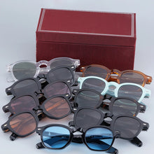 Load image into Gallery viewer, ZEPHIRIN Classical Brand Jacques JMM Sunglasses Men Designer Acetate Original Eyeglasses Prescription Uv400 Tortoise Eyewear