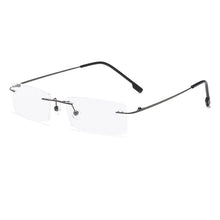 Carica l&#39;immagine nel visualizzatore di Gallery, 522 Memory Titanium Rimless Women Or Men Eyeglasses Brand Designer Myopia Optical Prescription Eyewear Frame