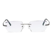 Load image into Gallery viewer, ZIROSAT 9133 Pure Titanium Rimless Men Eyeglasses Frame Fashion Brand Designer Myopia Clear Optical Prescription Eyewear Frame