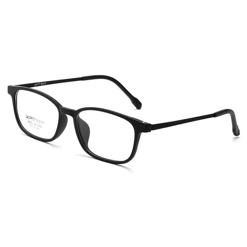 ZIROSAT 9831 Ultralight Titanium TR90 Myopia Glasses Retro Square Optical Prescription Eyeglasses Frame Men And Women