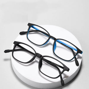 ZIROSAT 9831 Ultralight Titanium TR90 Myopia Glasses Retro Square Optical Prescription Eyeglasses Frame Men And Women