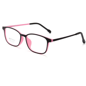 ZIROSAT 9831 Ultralight Titanium TR90 Myopia Glasses Retro Square Optical Prescription Eyeglasses Frame Men And Women