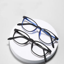 Load image into Gallery viewer, ZIROSAT 9835 Ultralight Titanium TR90 Myopia Glasses Retro Square Optical Prescription Eyeglasses Frame Men And Women