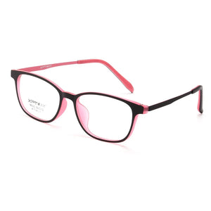 ZIROSAT 9835 Ultralight Titanium TR90 Myopia Glasses Retro Square Optical Prescription Eyeglasses Frame Men And Women