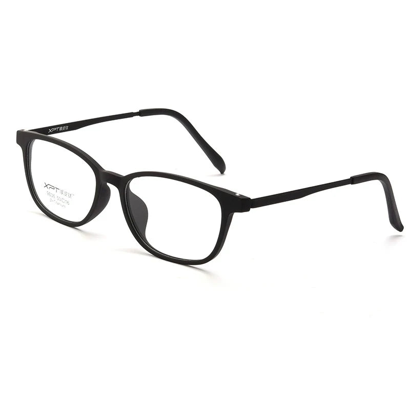 ZIROSAT 9835 Ultralight Titanium TR90 Myopia Glasses Retro Square Optical Prescription Eyeglasses Frame Men And Women