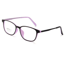 Load image into Gallery viewer, ZIROSAT 9835 Ultralight Titanium TR90 Myopia Glasses Retro Square Optical Prescription Eyeglasses Frame Men And Women