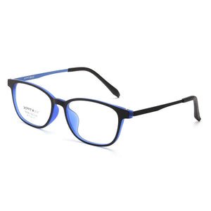 ZIROSAT 9835 Ultralight Titanium TR90 Myopia Glasses Retro Square Optical Prescription Eyeglasses Frame Men And Women