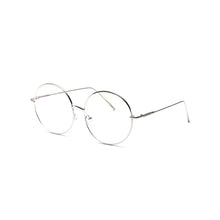 Load image into Gallery viewer, Zilead Oversize Round Glasses Frame For Women&amp;Men Retro Metal Clear Len Glasses Optical Spectacle Glasses Eyeglasses Unisex