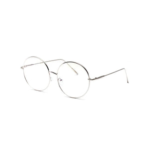 Zilead Oversize Round Glasses Frame For Women&Men Retro Metal Clear Len Glasses Optical Spectacle Glasses Eyeglasses Unisex