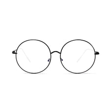 Load image into Gallery viewer, Zilead Oversize Round Glasses Frame For Women&amp;Men Retro Metal Clear Len Glasses Optical Spectacle Glasses Eyeglasses Unisex