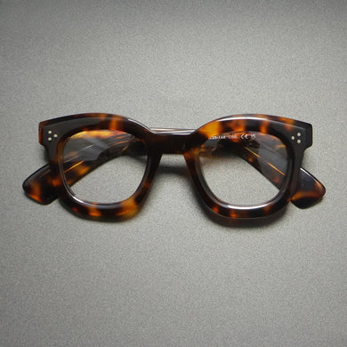 Gatenac Handmade Acetate Glasses Frame Men 2025 New Quality Vintage Eyeglasses Frame Women Retro Luxury Brand Designer Eyewear