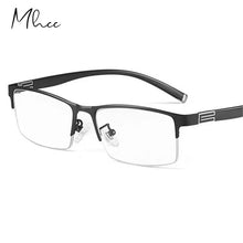 Load image into Gallery viewer, anti blue light glasses men Business Half-frame  Myopia Glasses The Finished Product Anteojos Miopes Office -50 To -600