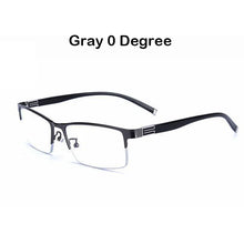 Load image into Gallery viewer, anti blue light glasses men Business Half-frame  Myopia Glasses The Finished Product Anteojos Miopes Office -50 To -600