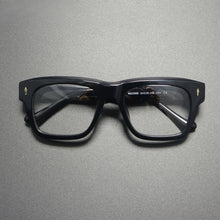 Load image into Gallery viewer, Vintage Acetate Glasses Frame Men Handmade Rivet Big Face Eyeglasses Frame 2024 New Fashion Luxury Brand Designer Eyewear