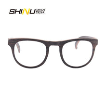 Load image into Gallery viewer, black frame glasses   luxury myopia glasses frame women eyeglasses round vintage glass 68045